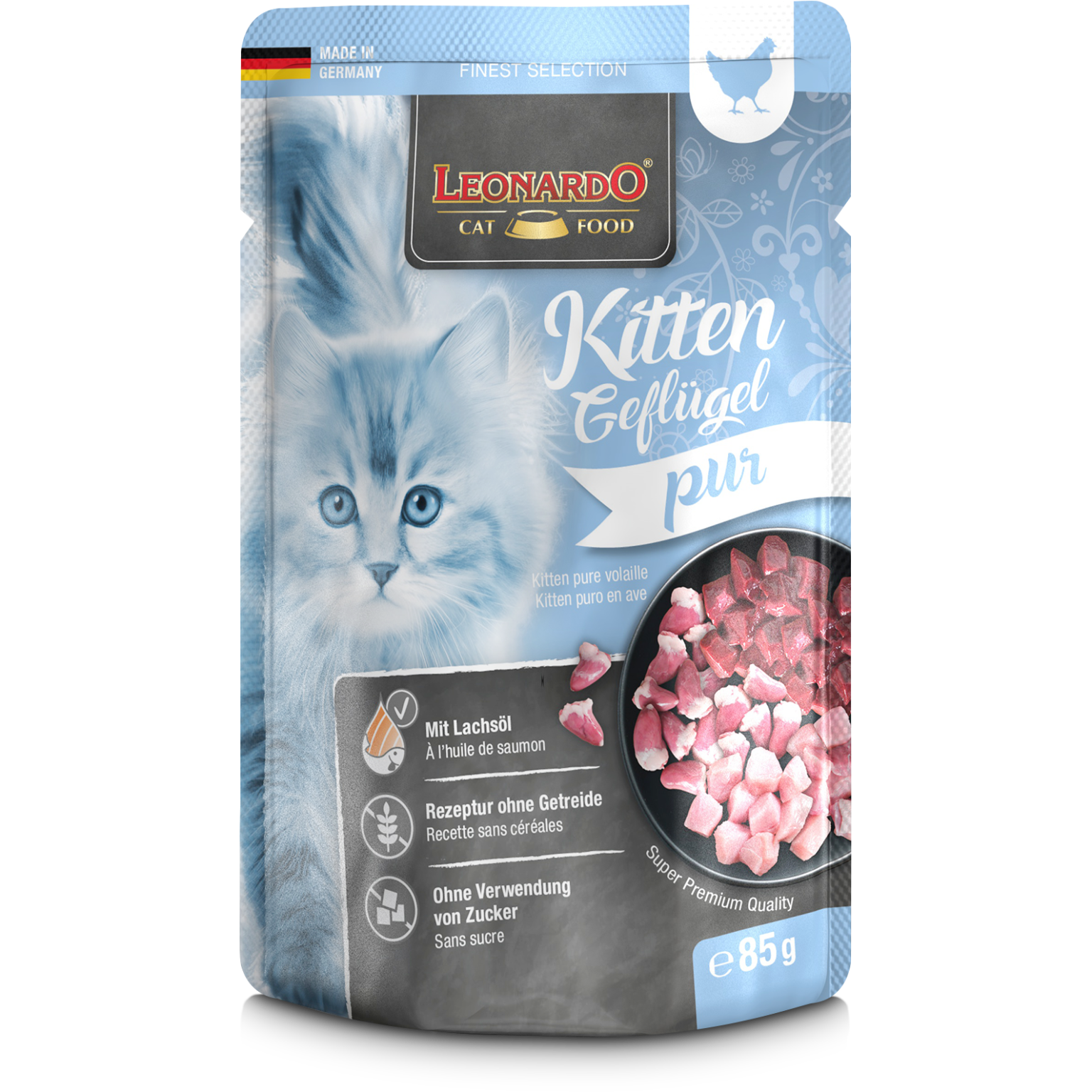 Leonardo Kitten Poultry 85g